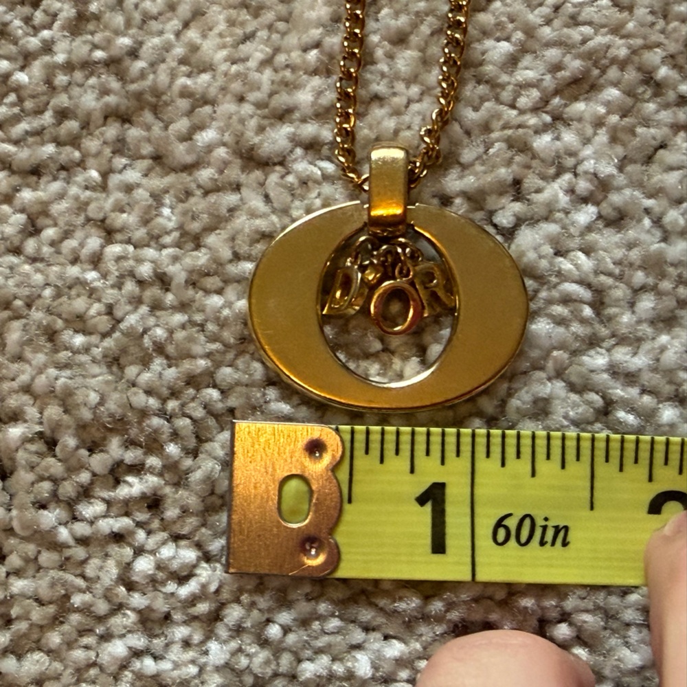 Vintage Refurbished Christian Dior Pendant Necklace - Picture 13 of 17